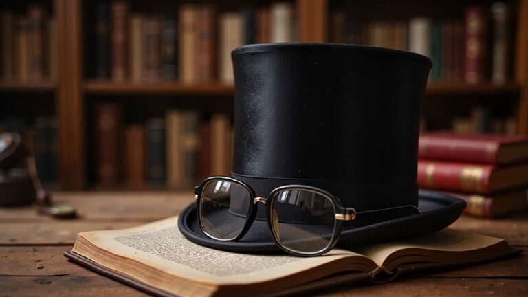 Top hat with books