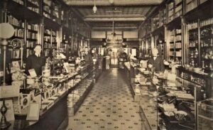 Loomis House inside of Loehr's Drug Store