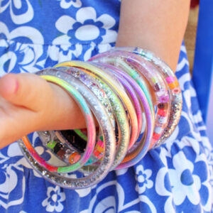 Totally-Tubular-Glitter-Bracelets-Wearing-BABBLE-DABBLE-DO-e1406896336467